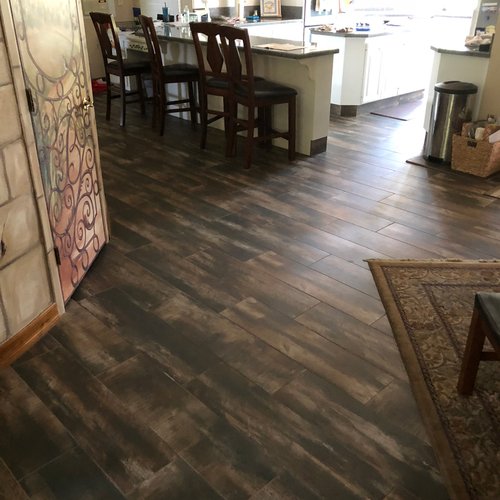 hard flooring in open kitchen area - Castillo's Carpet Shack in Riverside, CA